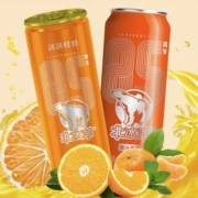 北冰洋 汽水果汁饮品碳酸饮料 桔橙双拼330ml*12听/礼盒（新老包装随机）
