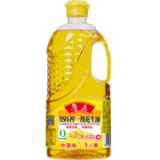 鲁花 食用油 5S物理压榨 压榨一级花生油900ml 小包装