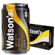 watsons 屈臣氏 苏打汽水 经典原味黑罐 0糖0脂0卡 气泡饮料 330ml*24罐 整箱装