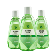 京东京造 茉莉绿茶漱口水500ml*3瓶套装温和0酒精清新口气