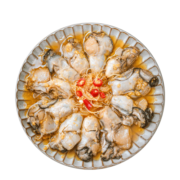 隆洋 蒜蓉生蚝肉300g 6-8只/盒 方便菜 预制菜网红即食小海鲜罐头