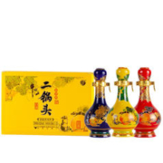 88VIP会员：牛栏山 二锅头经典黄龙清香型白酒53度50ml*3瓶小酒礼盒装