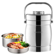 MAXCOOK 美厨 双层保温饭盒 1500ml 双层鼓形 MCST-1.5