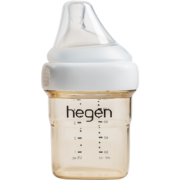 HEGEN奶瓶新生婴儿宽口多功能奶瓶PPSU0-6个月以上仿母乳奶瓶原装进口 150ml自带1阶段奶嘴 1-3个月使用