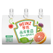 PLUS会员:亨氏(Heinz)西洋果园78g*3袋*12(果汁泥 婴儿辅食 婴幼儿果泥 )
