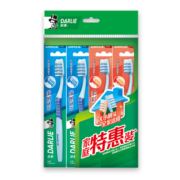 DARLIE好来(原黑人)俊朗健齿2支+柔彩健齿2支 成人牙刷 呵护牙龈