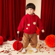嘟嘟家 加绒儿童外套