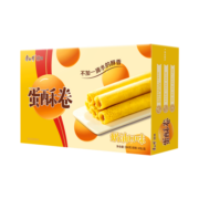 康师傅 蛋卷鸡蛋卷饼干糕点儿童休闲零食礼盒28%含蛋0添加水奶油味384g