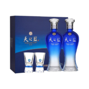 京东百亿补贴：洋河 蓝色经典 天之蓝52度 480mL*2瓶 礼盒装
