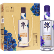郎酒 顺品郎480蓝款 45度兼香型光瓶白酒 480mLx6瓶