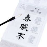 六品堂 硬笔书法钢笔临摹纸毛笔书法练习纸250张 透明拷贝纸钢笔练字帖描红纸 临摹纸 16开