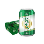 珠江啤酒 9度经典纯生330ml*24罐酒水整箱易拉罐小麦啤酒鲜爽生啤