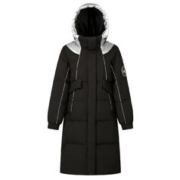 雪中飞 2023秋冬新品极寒科技金属酷女士长羽绒服