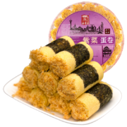 澳丰园 紫菜肉松蛋卷250g 澳门风味手信特产 传统糕点美食小吃休闲零食