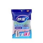 妙潔 MHG3+1 彩条金柔百洁布 4片