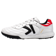 KELME/卡尔美足球鞋男TF碎钉夏季透气系带学生青少年比赛训练鞋成人 白/红 43