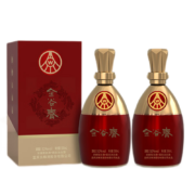 五粮液 52度浓香型白酒 金谷春 500ml*2瓶（送礼袋）