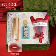 京东百亿补贴：古驰（GUCCI）口红礼盒 金管505哑光+栀子花香水5ml