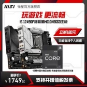 MSI 微星 PRO H610M-E DDR4+i5 12490F两件套装
