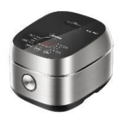 需首购、PLUS会员：Midea 美的 纤V煲系列 MB-FB40S701 电饭煲 4L 玄武灰