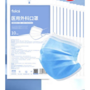Plus会员、概率券:folca 100只 灭菌型医用外科口罩