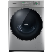 松下（Panasonic）全自动超薄滚筒洗衣机10公斤一键智洗免熨烫自清洁95℃高温除菌WIFI智能506mm臻薄机身  XQG100-S135