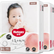 京东百亿补贴:好奇（Huggies）铂金装纸尿裤XL96片(12-17kg)加大号婴儿尿不湿