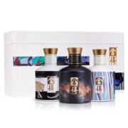 舍得 酒x致敬新艺术家金标52度100ml*3瓶迷你装浓香型白酒小酒版