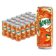 MIRINARA 美年达 百事可乐 美年达可乐 Mirinda 橙味汽水 330ml*24听