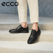 爱步（ECCO）商务皮鞋男 新款舒适正装商务通勤德比鞋男 S轻巧混合520324 黑色52032401001 42