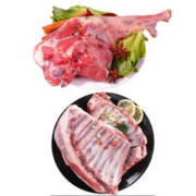 内蒙古 羊排切条+羊前腿切块 各2斤