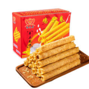 这蛋卷香迷糊了～：梅元居 plus会员：原味鸡蛋卷纸盒装 280g*1盒