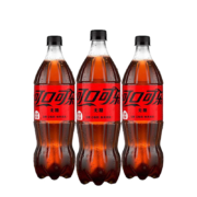 概率券:可口可乐（Coca-Cola） 零度 无糖饮料 888mlx3瓶