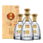 今世缘 国缘对开 柔雅型 白酒 双开商务送礼宴会喜酒高端酒 42度 550mL 4瓶 整箱装