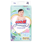 大王GOO.N 花信风纸尿裤 L56片(9-14kg)尿不湿婴儿 超薄透气