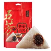 plus会员、概率券:五芳斋 速冻润香豆沙粽 160g*6只 嘉兴粽子甜粽