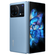 vivo X Fold 12GB+512GB 晴山蓝 2K+ 120Hz E5折叠巨幕 航天级铰链 双屏幕指纹 骁龙8 Gen1 5G 折叠屏手机