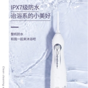 博皓（prooral）冲牙器便携式洗牙器水牙线 家用牙齿冲洗器正畸 超声微气泡洁牙 F37 樱花粉