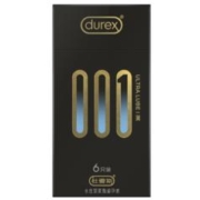 88VIP会员：durex 杜蕾斯 001聚氨酯•倍润6只/盒避孕套安全套正品