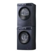 预售、PLUS会员：SIEMENS 西门子 iQ300系列 WG52A1X14W+WQ45A2D10W 热泵式洗烘套装 湖蕴蓝