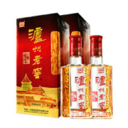 88VIP会员：泸州老窖 六年窖头曲52度500ml*2瓶浓香型高度送礼白酒内含礼袋