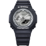 卡西欧（CASIO）G-SHOCK GA-2100系列全新金银配色运动男表石英手表【送男生】 GA-2100SB-1APR-200米防水
