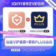 iQIYI 爱奇艺 白金VIP会员年卡+京东Plus年卡