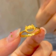 小红书古法同款手镯玫瑰花项链百搭