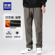 ROMON 罗蒙 男士灯芯绒加厚休闲裤 3K147A30卡其 190/3XL