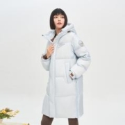 BOSIDENG 波司登 连帽印花羽绒外套女时尚休闲男女同款羽绒服