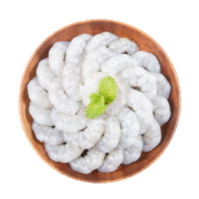 海鲜世家 翡翠青虾仁 去冰净重1kg 156-198只 火锅食材