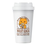 LOCK&LOCK KAKAO联名 LHC3271WHT_KKR 保温杯 400ml 白色