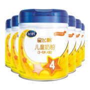 飞鹤（FIRMUS） 星飞帆4段3-6岁儿童配方牛奶粉 700g*6罐