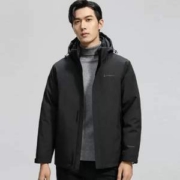 鹅绒+可拆卸内胆，鸭鸭 男士户外冲锋羽绒服 3色399元包邮（需领券）